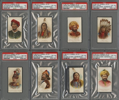 1889 N189 Kimball "Savage and Semi-Barbarous Chiefs and Rulers" Near Set (47/50)